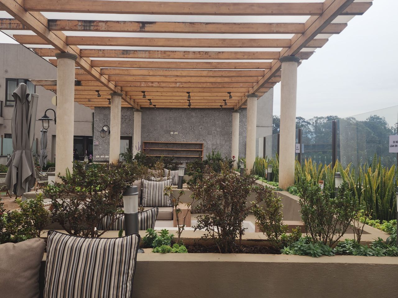 Finished apartment landscape by VERT