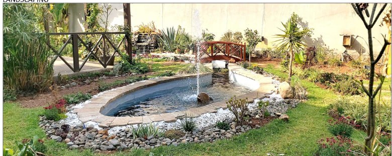 Ethiopia Guest House landscape view