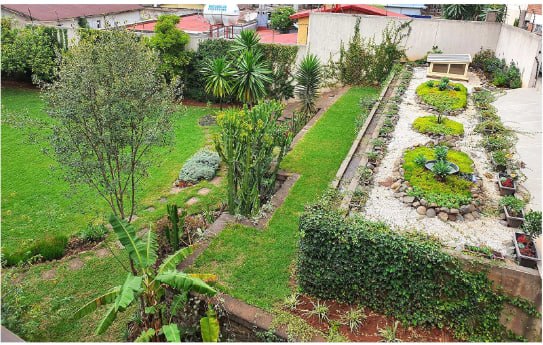 Ethiopia Guest House completed landscape view