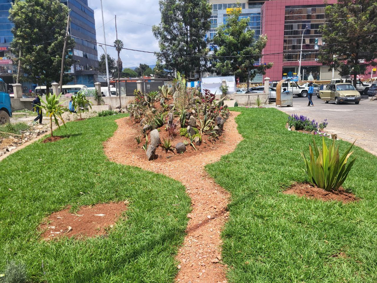 Industrial Project Service completed landscape view